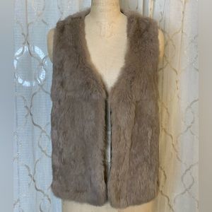 C. Luce Fur Vest sz M